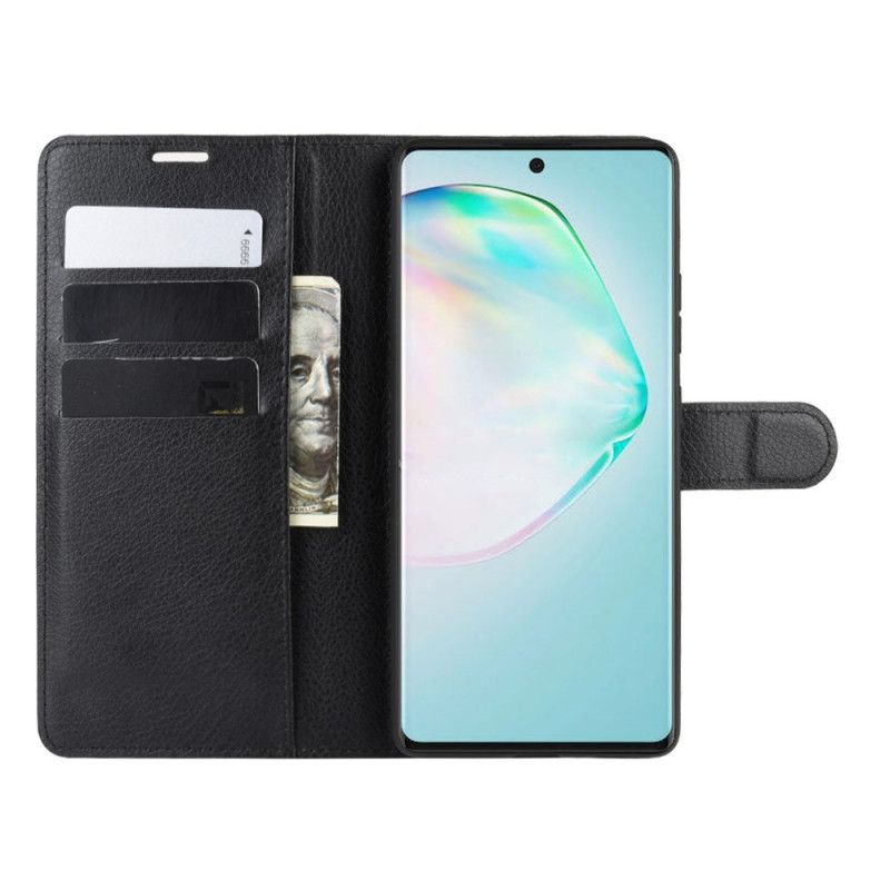 Kotelot Samsung Galaxy S10 Lite Valkoinen Musta Klassikko Suojakuori