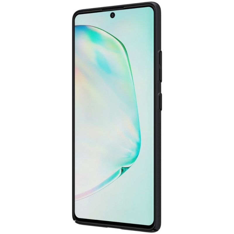 Kuori Samsung Galaxy S10 Lite Kulta Musta Jäykkä Himmeä Nillkin Suojakuori