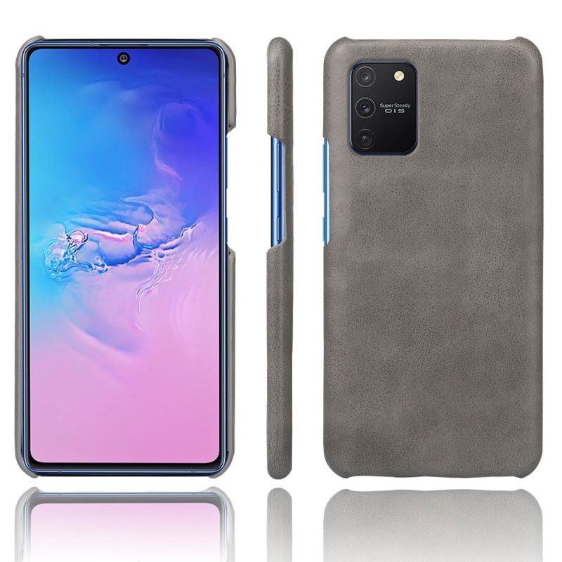 Kuori Samsung Galaxy S10 Lite Punainen Musta Ksq Nahkaefekti