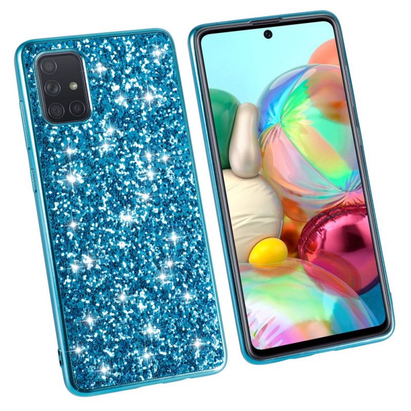 Kuori Samsung Galaxy S10 Lite Punainen Musta Olen Kimallus Suojakuori