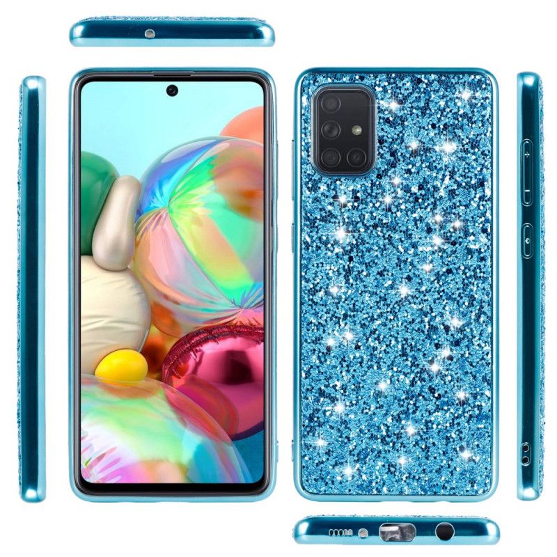 Kuori Samsung Galaxy S10 Lite Punainen Musta Olen Kimallus Suojakuori