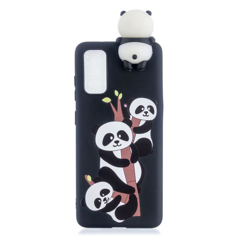 Kuori Samsung Galaxy S10 Lite Valkoinen Kolmiulotteinen Superpanda