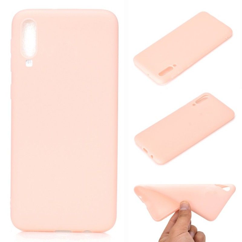 Case Kuoret Samsung Galaxy A70 Valkoinen Musta Puhelinkuoret Silikoni