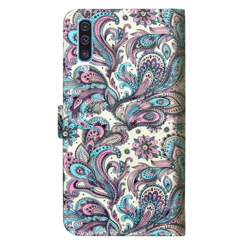 Flip Case Samsung Galaxy A70 Kuvioidut Kukat