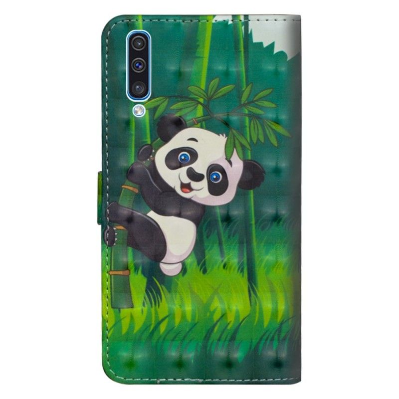 Kotelot Samsung Galaxy A70 Panda Ja Bambu Suojakuori