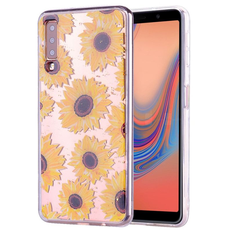 Kuori Samsung Galaxy A70 Auringonkukat Ja Sprinkles