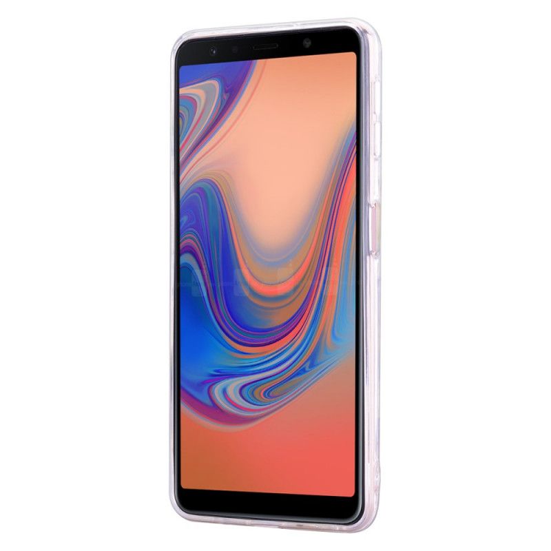 Kuori Samsung Galaxy A70 Pitsi- Ja Paljettikukat Suojakuori