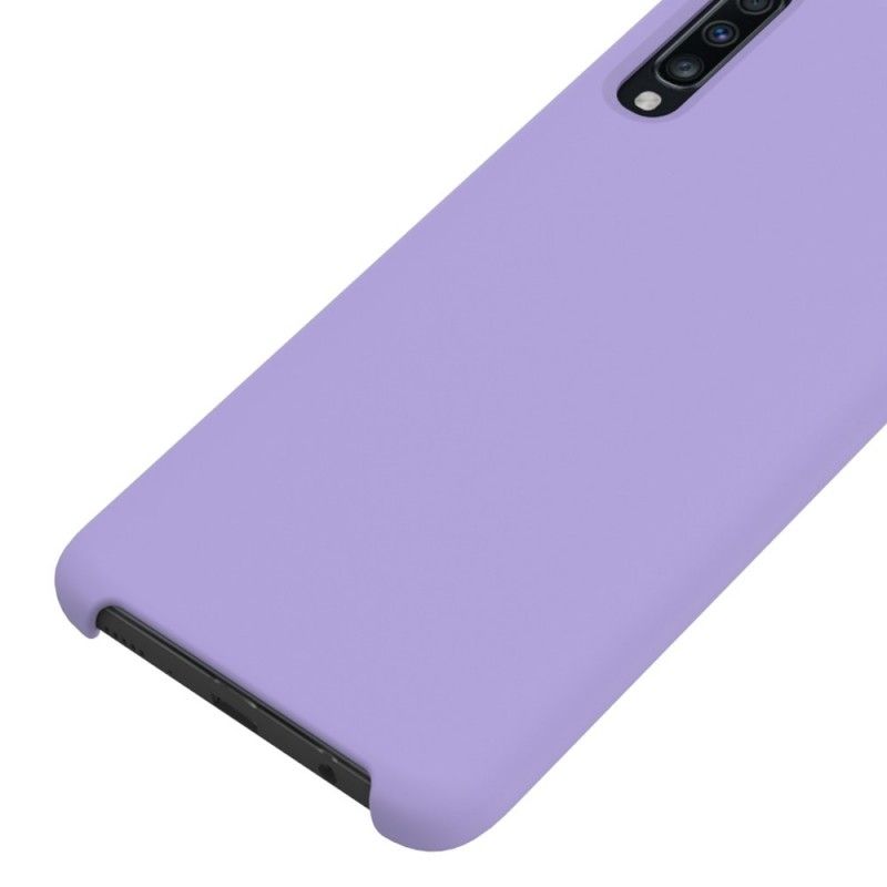 Kuori Samsung Galaxy A70 Valkoinen Musta Silikonineste Suojakuori