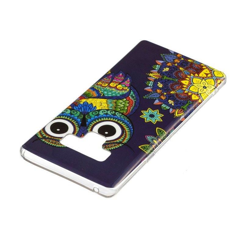 Case Kuoret Samsung Galaxy Note 9 Puhelinkuoret Fluoresoiva Mandalapöllö