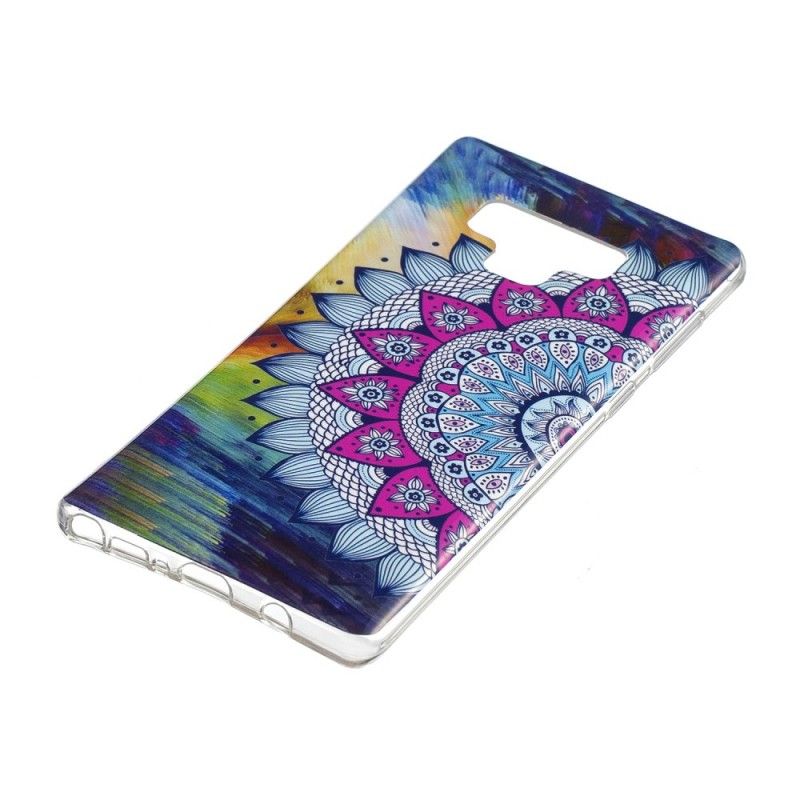 Case Kuoret Samsung Galaxy Note 9 Puhelinkuoret Fluoresoiva Mandalapöllö