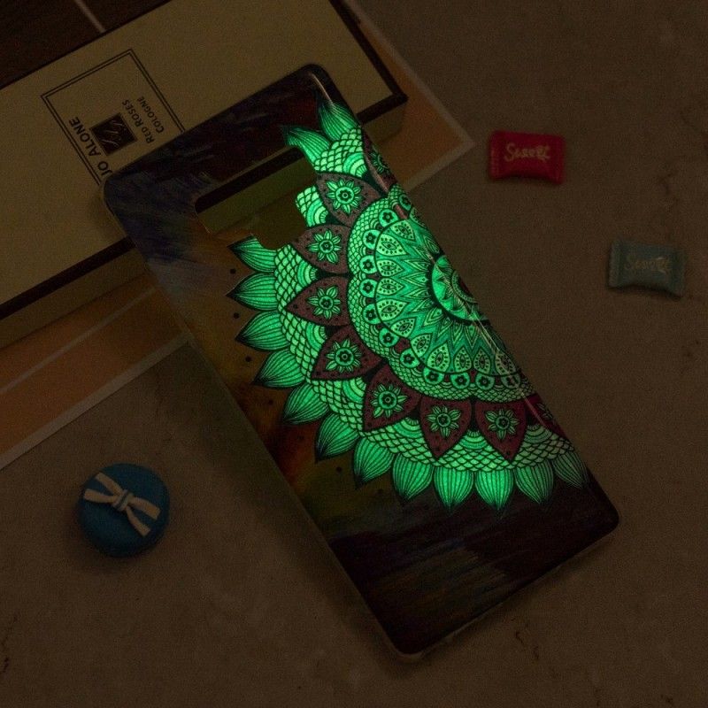 Case Kuoret Samsung Galaxy Note 9 Puhelinkuoret Fluoresoiva Mandalapöllö