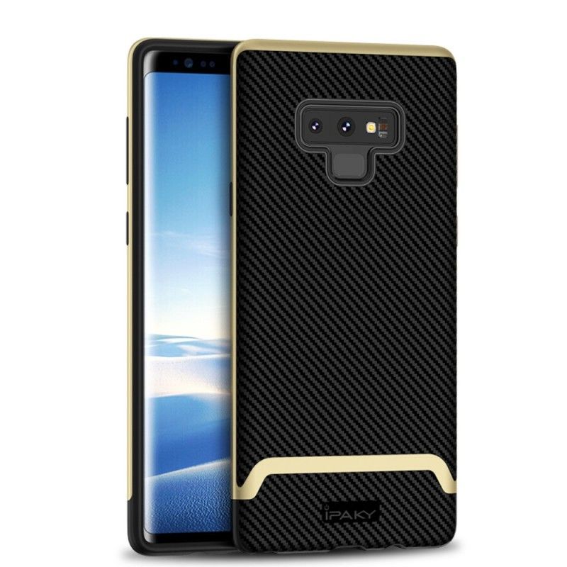 Kuori Samsung Galaxy Note 9 Kulta Punainen Ipaky Hiilikuitu