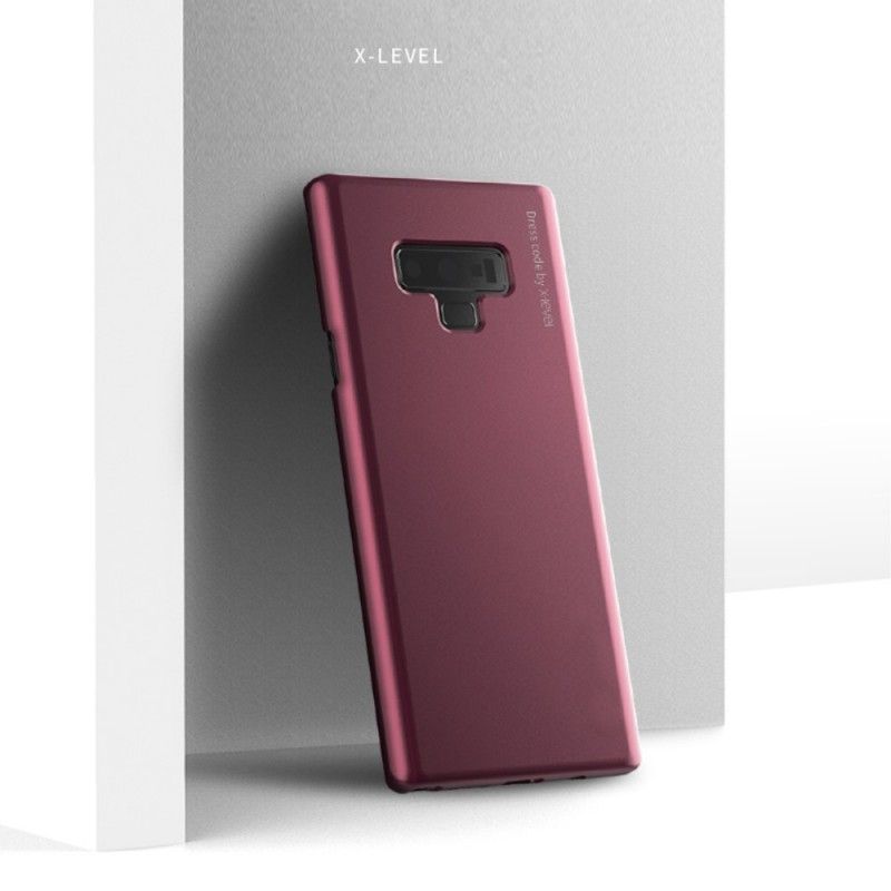 Kuori Samsung Galaxy Note 9 Violetti Musta Perämies Premium-Sarja