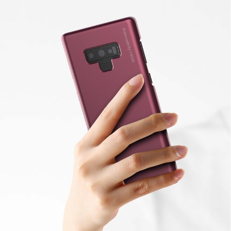 Kuori Samsung Galaxy Note 9 Violetti Musta Perämies Premium-Sarja