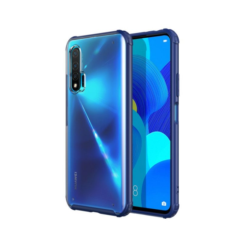 Kuori Huawei Nova 6 Valkoinen Musta Sormenjälkien Esto