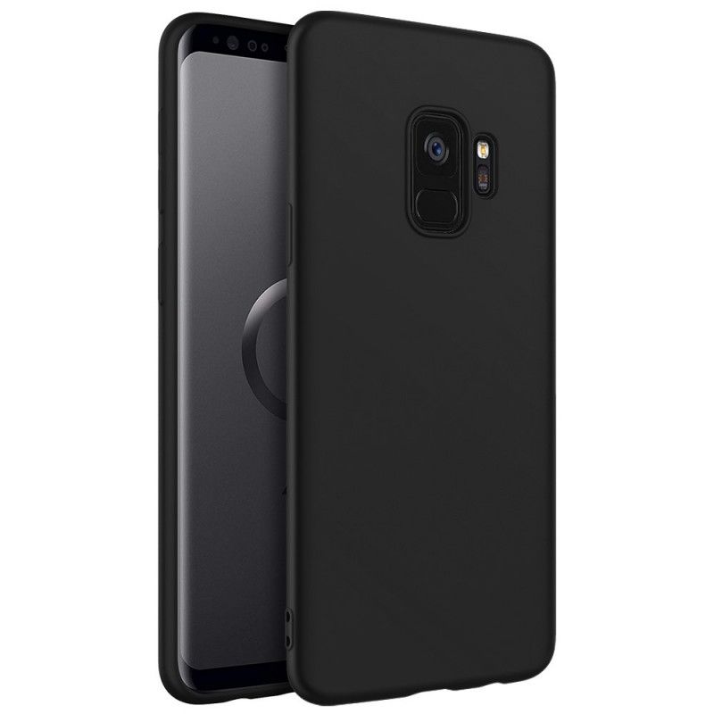 Case Kuoret Samsung Galaxy S9 Musta Puhelinkuoret X-Tason Nestemäinen Silikoni