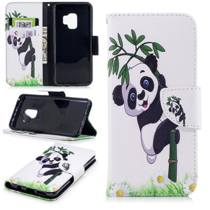 Kotelot Samsung Galaxy S9 Panda Bambulla Suojakuori