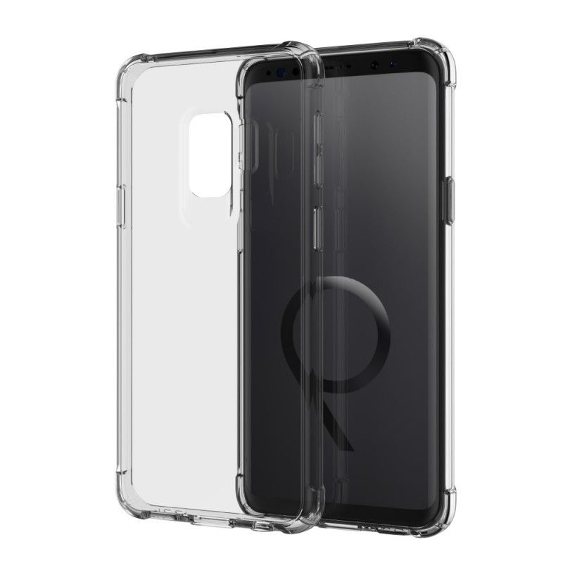 Kuori Samsung Galaxy S9 Läpinäkyvä Musta Läpinäkyvät Suojatyynyt Suojakuori