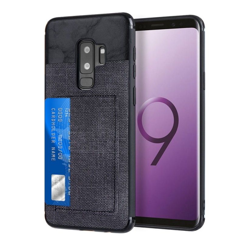 Kuori Samsung Galaxy S9 Punainen Plus Farkkuefektikortin Haltija Suojakuori