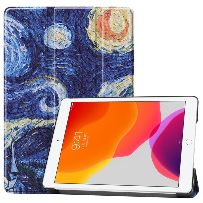 Älykäs Kotelo iPad 10.2" (2019) (2020) Tekonahkaa Van Gogh