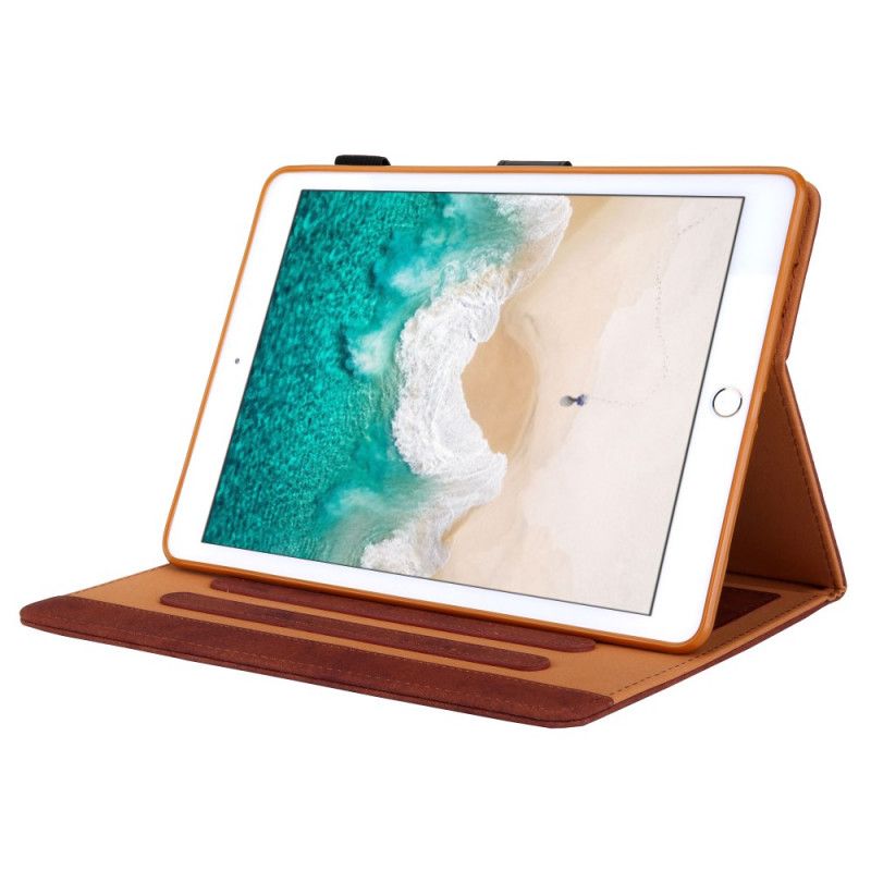 Kotelot iPad 10.2" (2019) (2020) Magenta Harmaa Tekonahkainen Marmorityyli