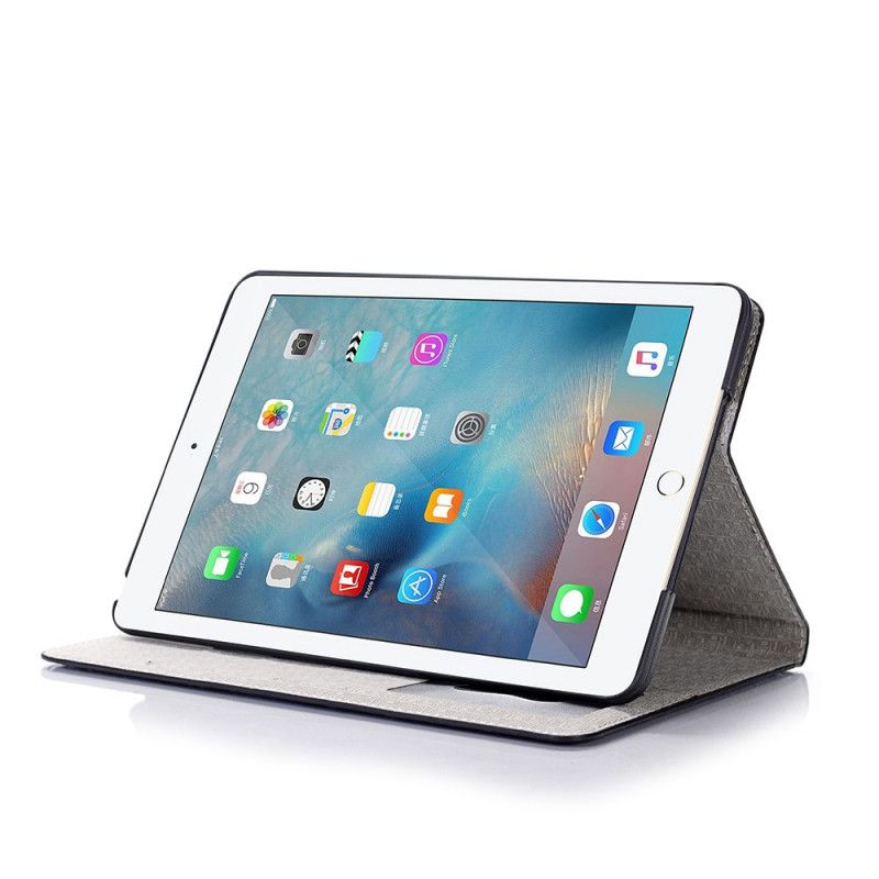 Kuoret iPad 10.2" (2019) (2020) Punainen Krokotiilin Ihon Tyyli