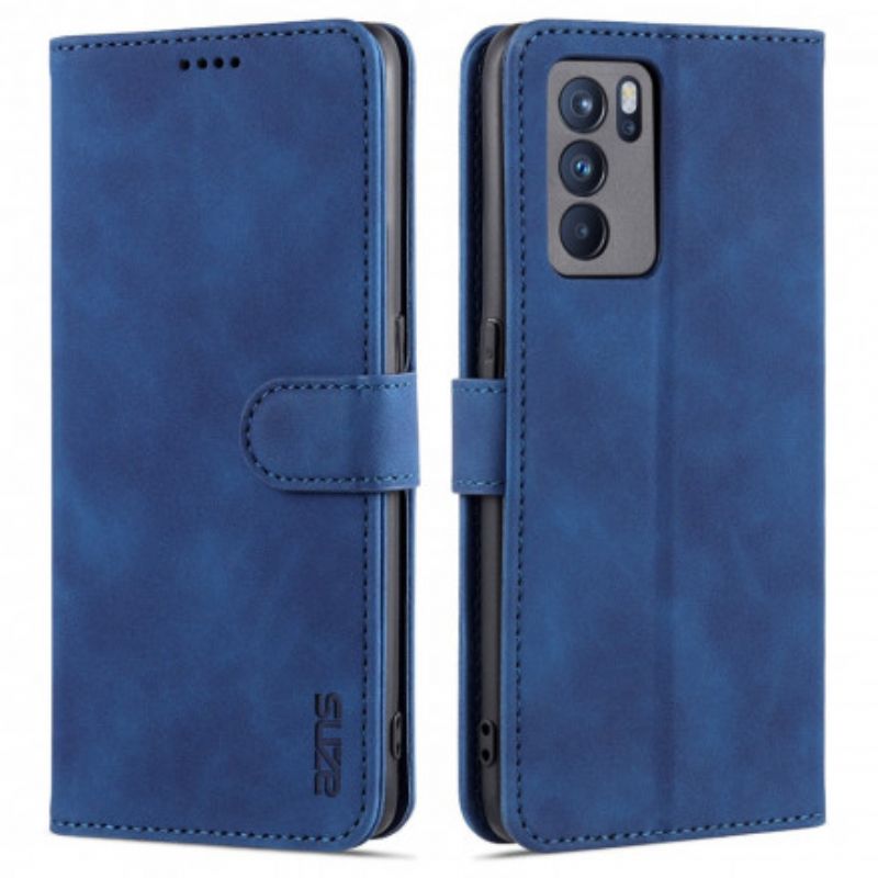 Flip Kotelot Oppo Reno 6 5g Azns Leather Effect