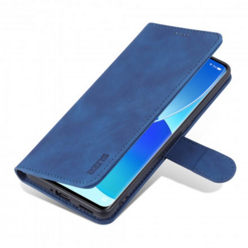 Flip Kotelot Oppo Reno 6 5g Azns Leather Effect