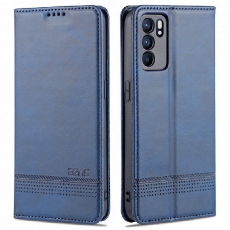 Flip Kotelot Oppo Reno 6 5g Azns Leather Style