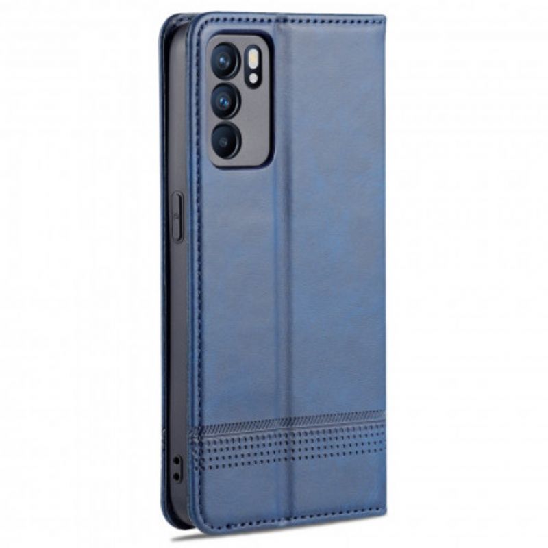 Flip Kotelot Oppo Reno 6 5g Azns Leather Style