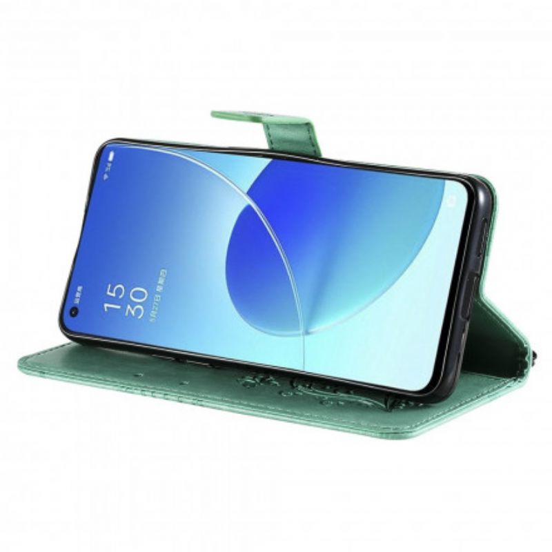 Flip Kotelot Oppo Reno 6 5g Giant Stringperhoset Suojakuori