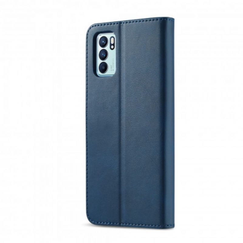 Flip Kotelot Oppo Reno 6 5g Lc.imeeke Leather Effect