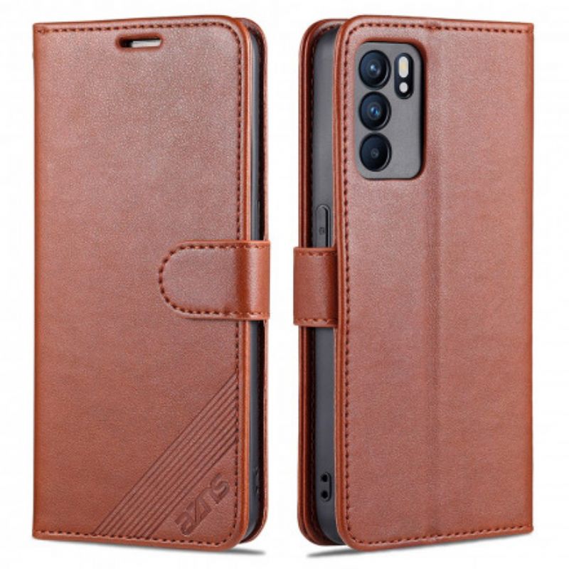 Kotelot Oppo Reno 6 5g Puhelinkuoret Azns Faux Leather