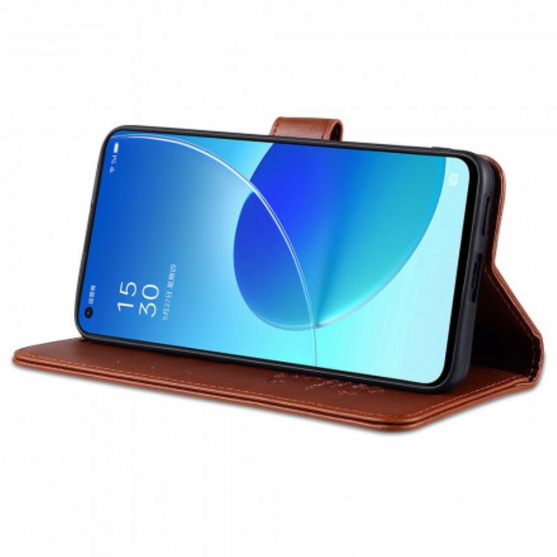 Kotelot Oppo Reno 6 5g Puhelinkuoret Azns Faux Leather