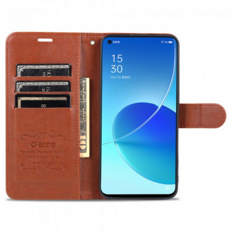 Kotelot Oppo Reno 6 5g Puhelinkuoret Azns Faux Leather