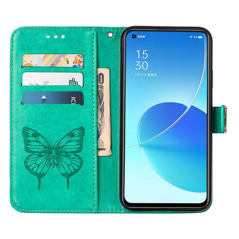 Kotelot Oppo Reno 6 5g Puhelinkuoret Butterfly Design