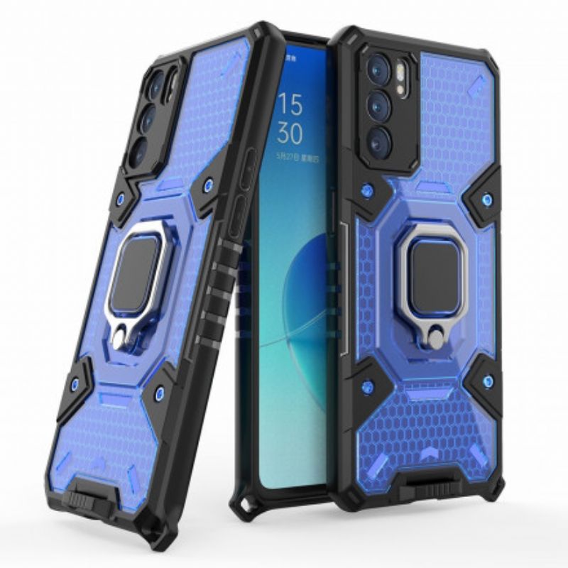 Kuori Case Oppo Reno 6 5g Puhelinkuoret Hunajakenno Renkaalla