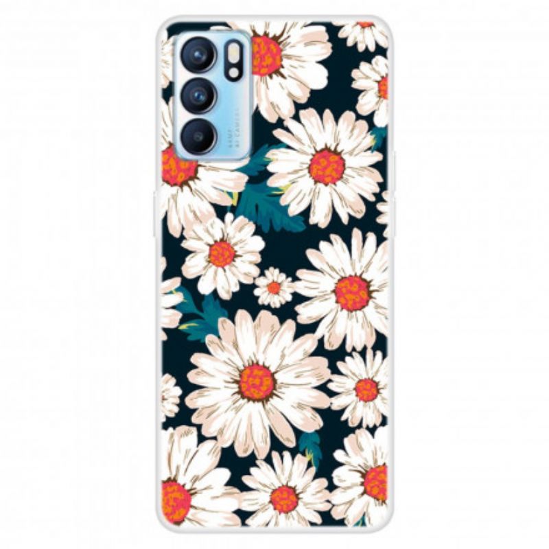 Kuori Oppo Reno 6 5g Daisies