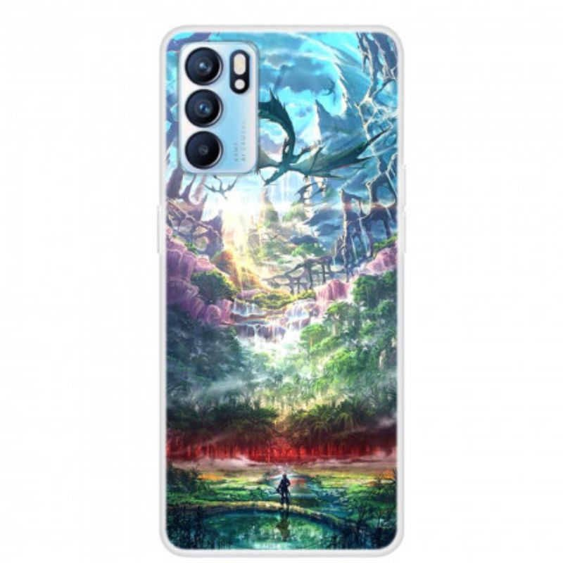 Kuori Oppo Reno 6 5g Dragon