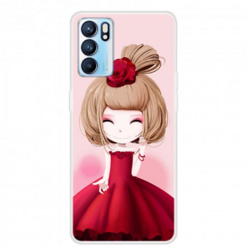 Kuori Oppo Reno 6 5g Manga Lady