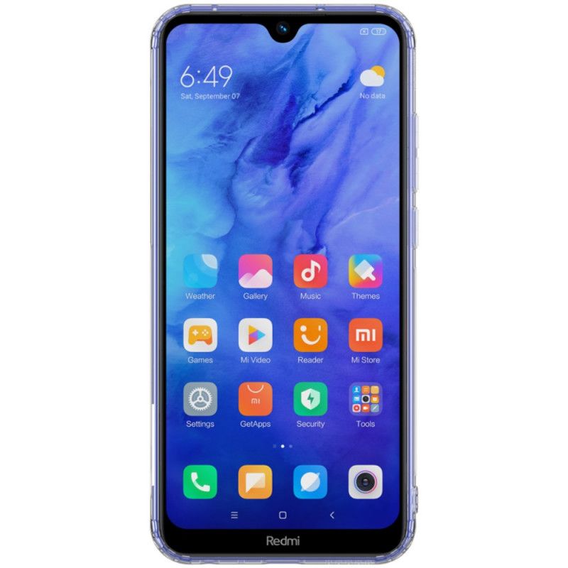 Case Kuoret Xiaomi Redmi Note 8T Harmaa Puhelinkuoret Läpinäkyvä Nillkin