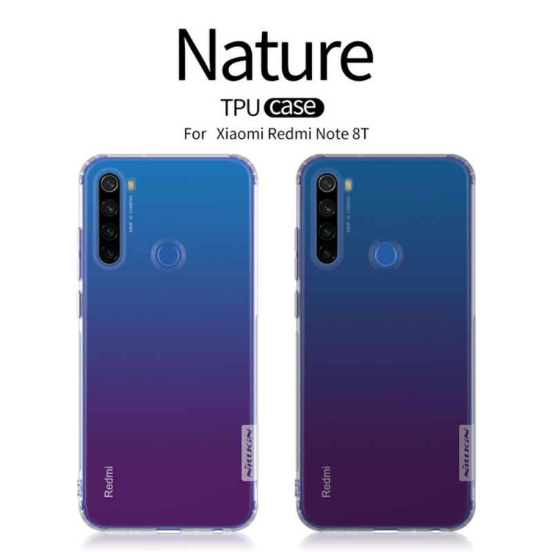 Case Kuoret Xiaomi Redmi Note 8T Harmaa Puhelinkuoret Läpinäkyvä Nillkin