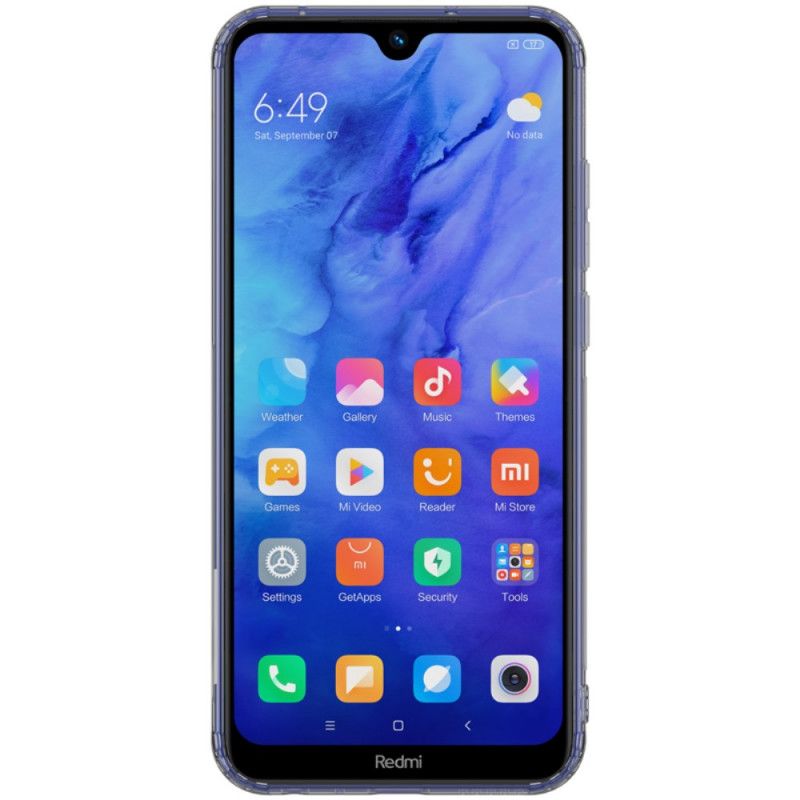 Case Kuoret Xiaomi Redmi Note 8T Harmaa Puhelinkuoret Läpinäkyvä Nillkin