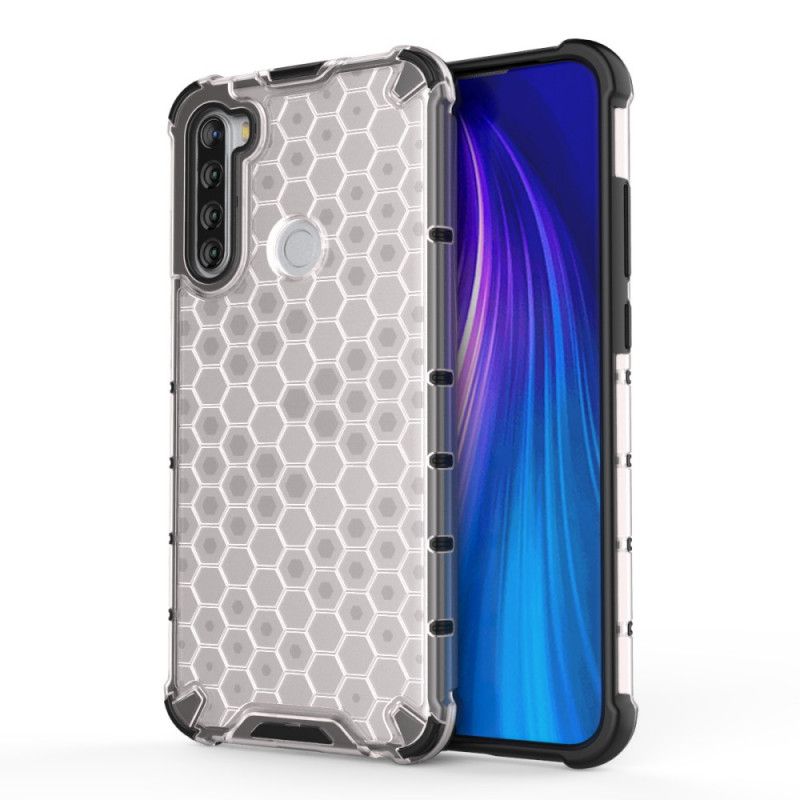 Case Kuoret Xiaomi Redmi Note 8T Valkoinen Musta Puhelinkuoret Hunajakennotyyli