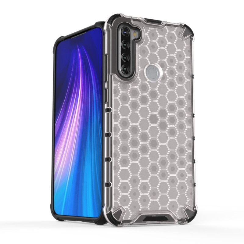 Case Kuoret Xiaomi Redmi Note 8T Valkoinen Musta Puhelinkuoret Hunajakennotyyli