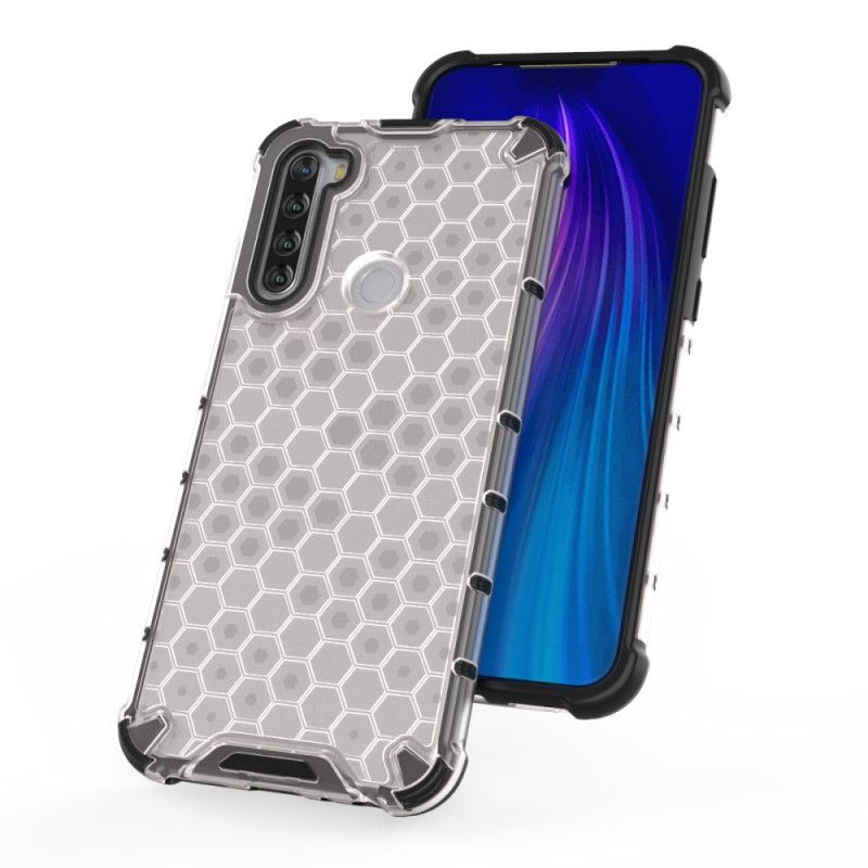 Case Kuoret Xiaomi Redmi Note 8T Valkoinen Musta Puhelinkuoret Hunajakennotyyli