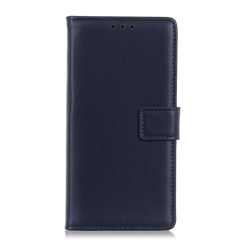 Flip Case Xiaomi Redmi Note 8T Tummansininen Musta Retro Tekonahkaa