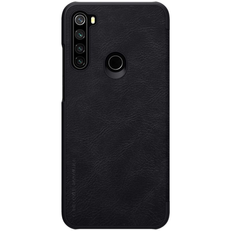 Flip Kotelot Xiaomi Redmi Note 8T Musta Puhelinkuoret Nillkin Qin -Sarja