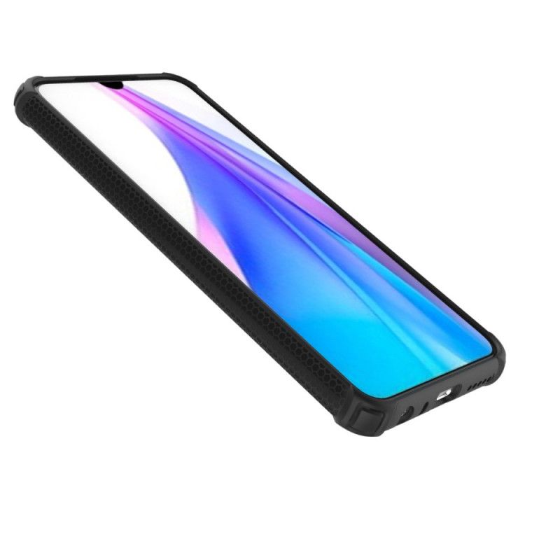 Kuori Xiaomi Redmi Note 8T Punainen Musta Ensiluokkainen Tukirengas Suojakuori