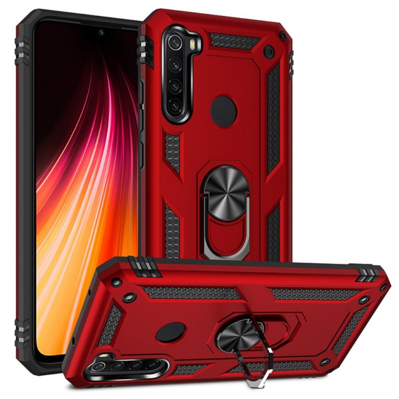 Kuori Xiaomi Redmi Note 8T Punainen Musta Premium-Rengas